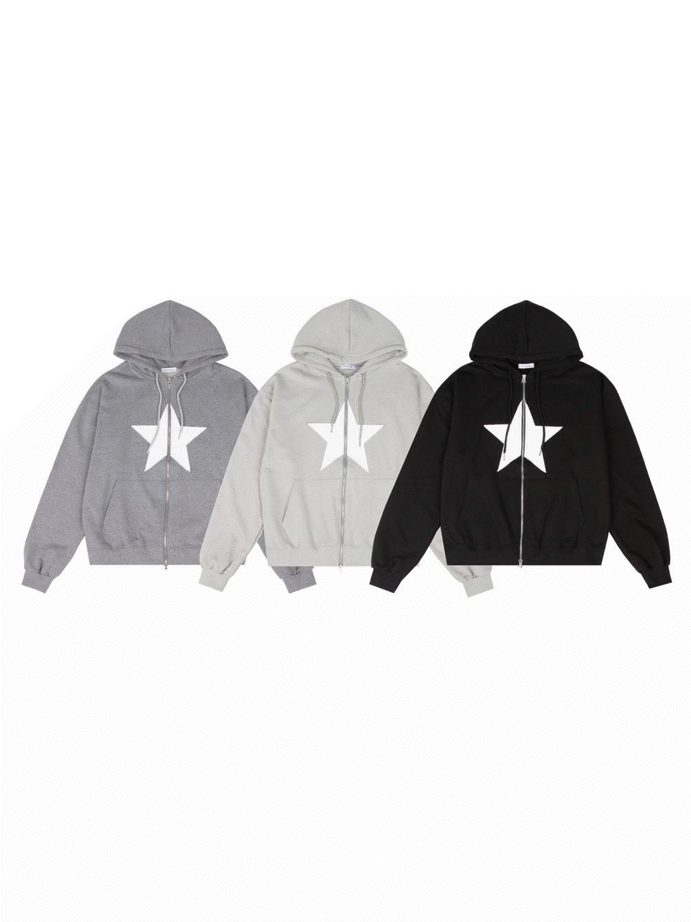 스타 코튼 투웨이 후드집업(3c)