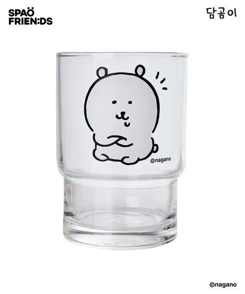 (담곰이) 앗! 흘렸담곰 유리컵(PRINT)_SPMAD4VU03