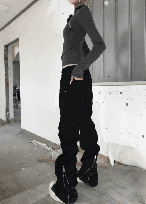 GRIND ZIP CARGO PT(BLACK)