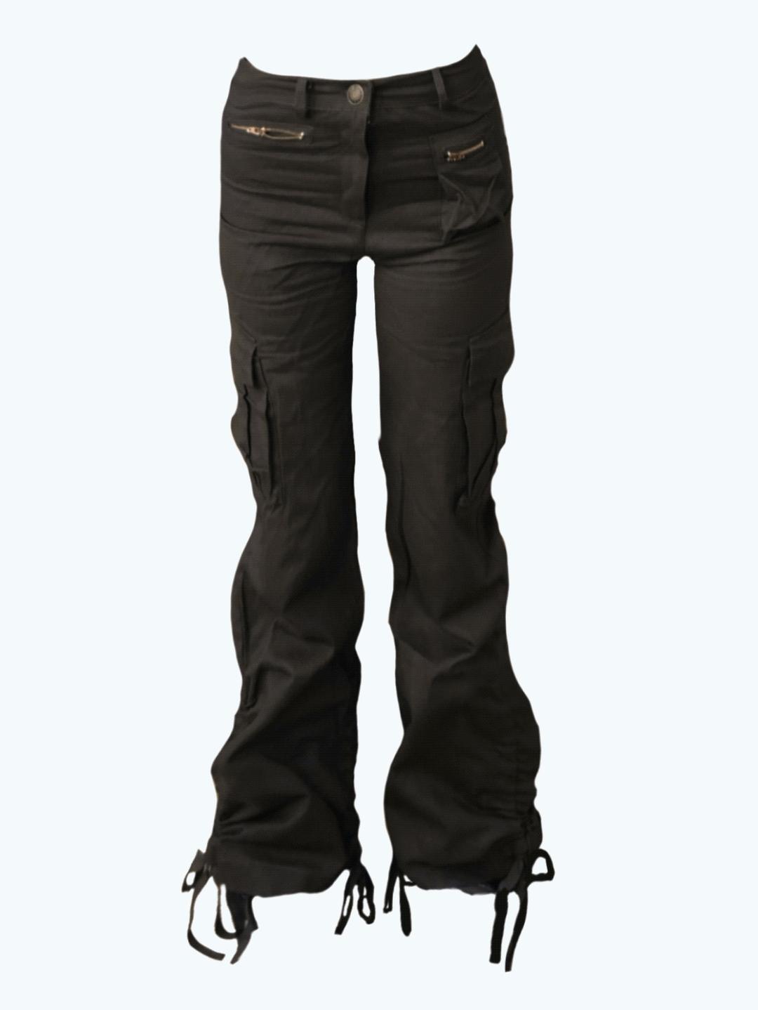 다이브아웃 y2k 카고 로우 스트링 팬츠 cargo string low pants