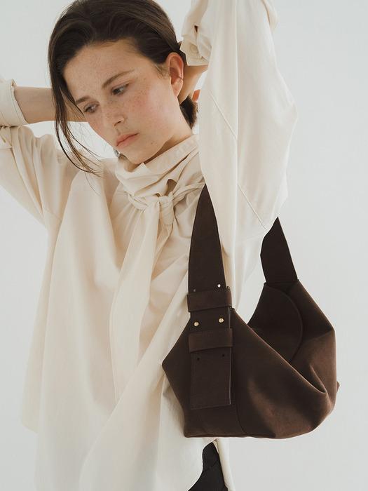 Trove Suede Flap Hobo Bag_2colors