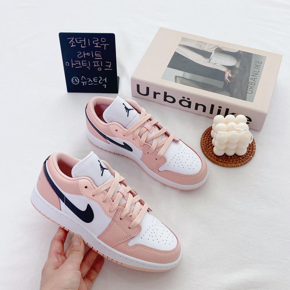 나이키 에어 조던 1 로우 라이트 아크틱 핑크 화이트 블랙 Jordan 1 Low 553560-800