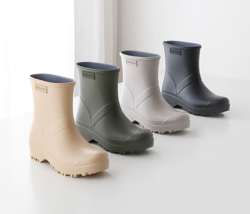 국내제작 츄츄 여성 앵클 숏 헌터 레인부츠 4color