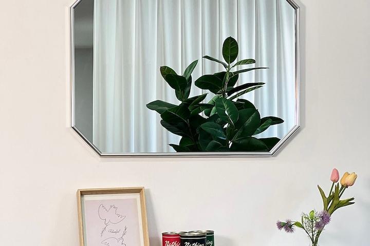 화장대 욕실 인테리어 팔각 거울 600x800 4color