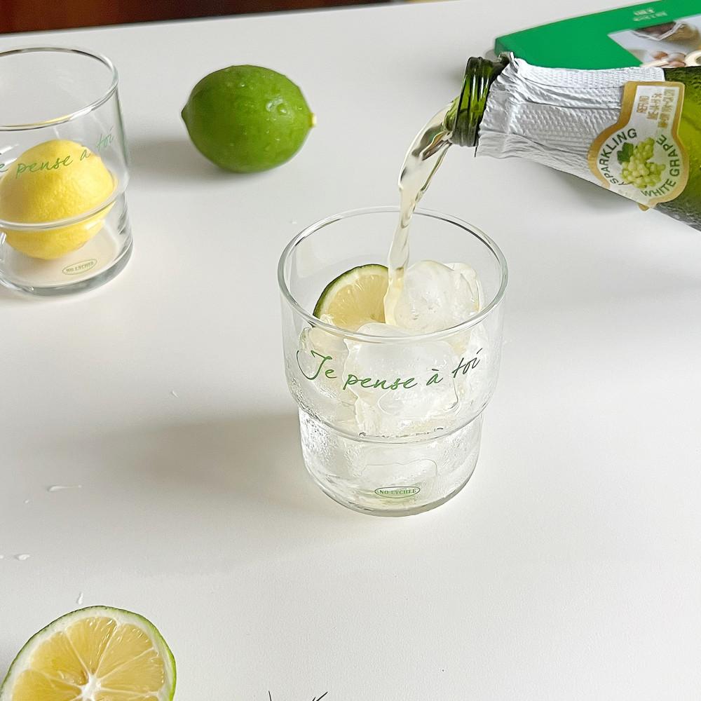 [모모피너츠] 프렌치 숏 유리컵 귀여운 홈카페 유리잔 내열유리 라떼컵 사무실 컵 선물