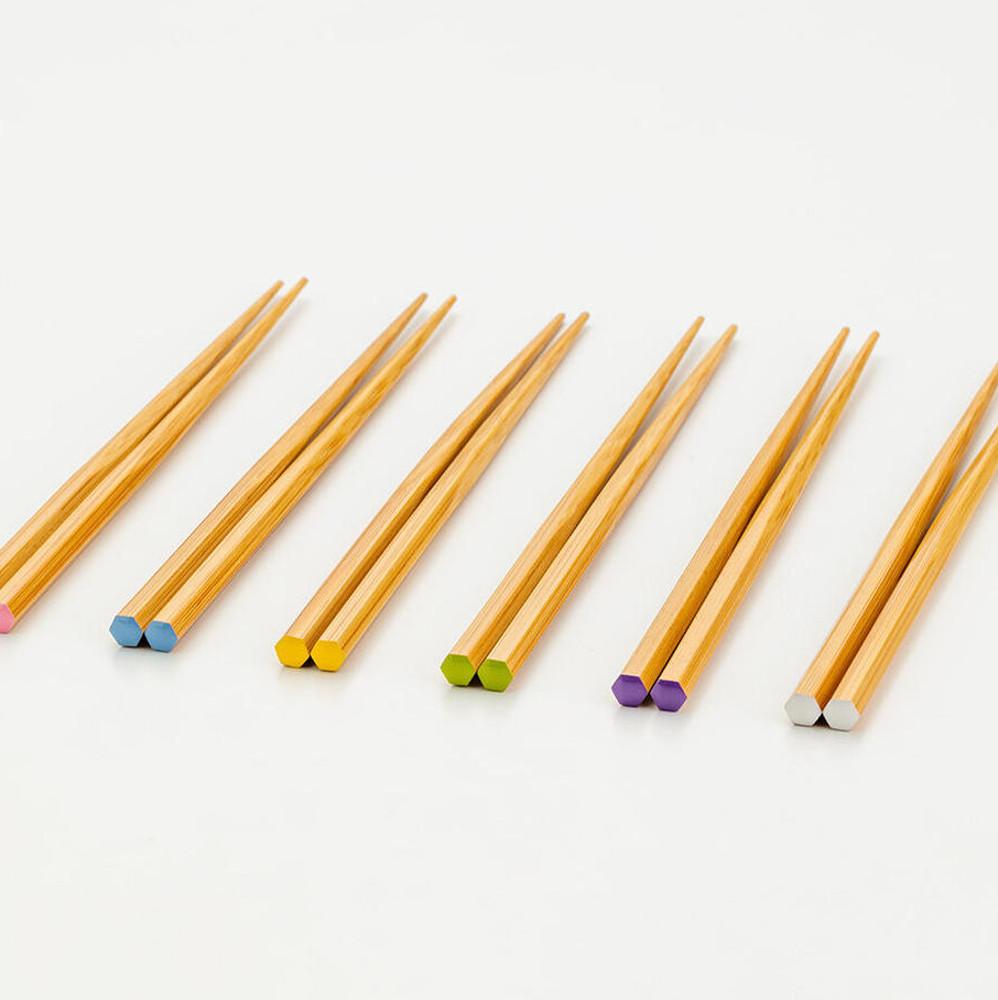 YAMACHIKU 야마치쿠 일본 천연 대나무 젓가락 롯카쿠 23cm / ROKKAKU / 육각 젓가락