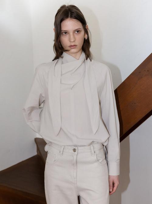 Cross Tie Blouse SW6XB371_5color