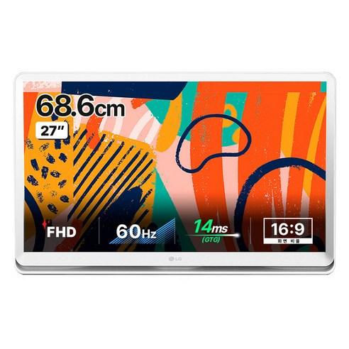 LG 룸앤 TV 모니터 FHD 27LQ600SW