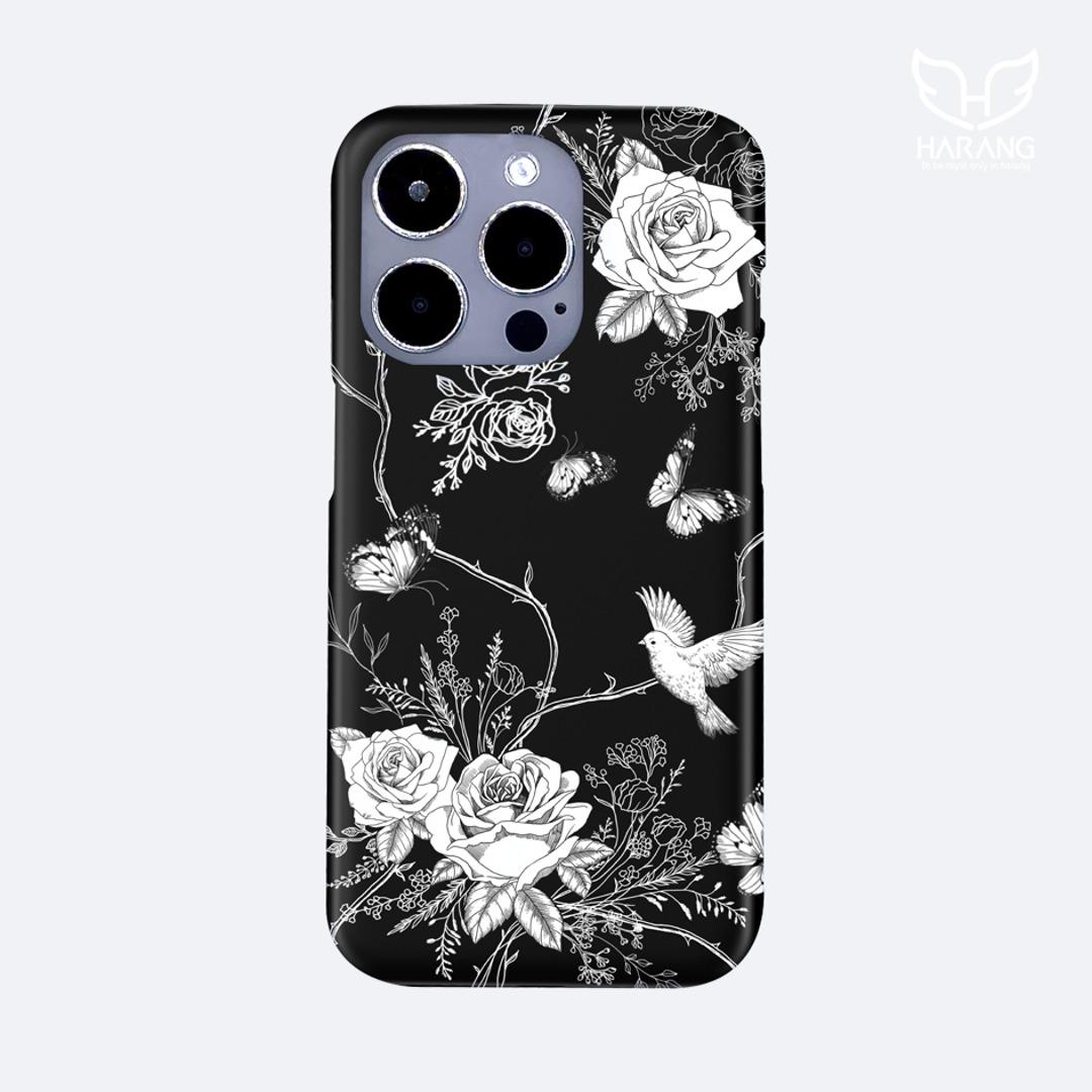 하랑 한국의 미 백화향 갤럭시 아이폰 핸드폰 케이스
