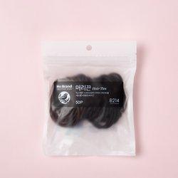 [노브랜드] 머리 끈 50입