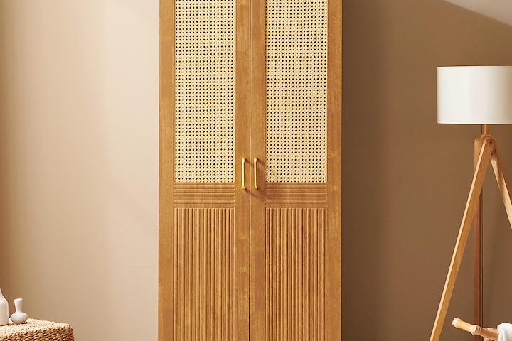 토모 라탄 긴문 미니 이불장 장롱 800 2color