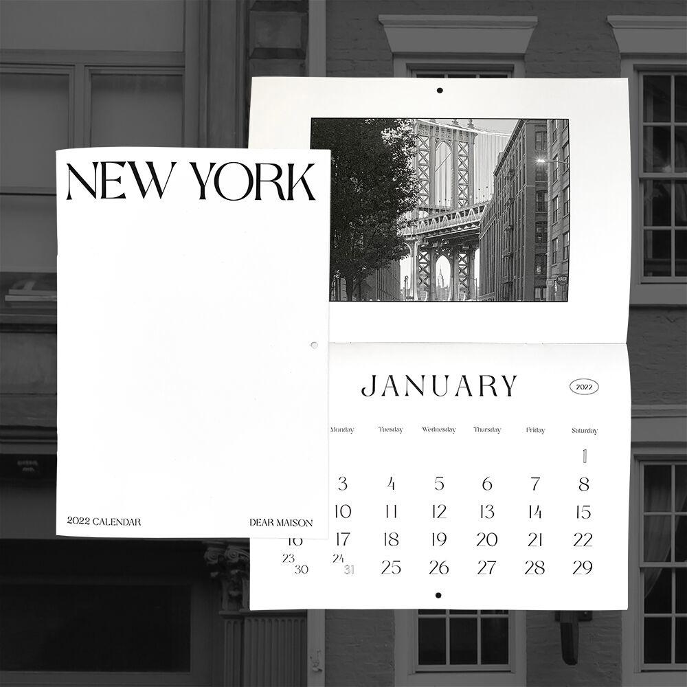 2022 NEW YORK CALENDAR (벽걸이형)