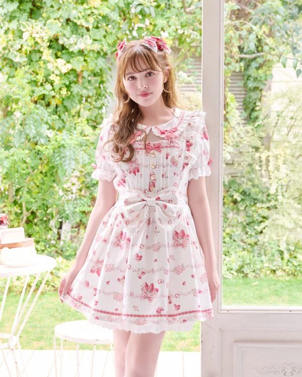 Creamy Berry柄ワンピース