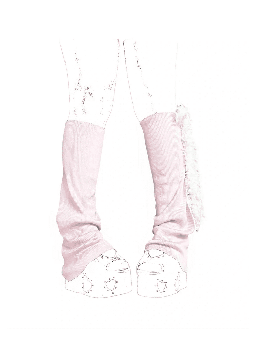 'Peppermint' Leg Warmers