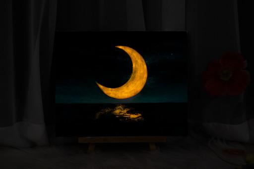 달빛🌙 그림 LED 무드등 캔버스