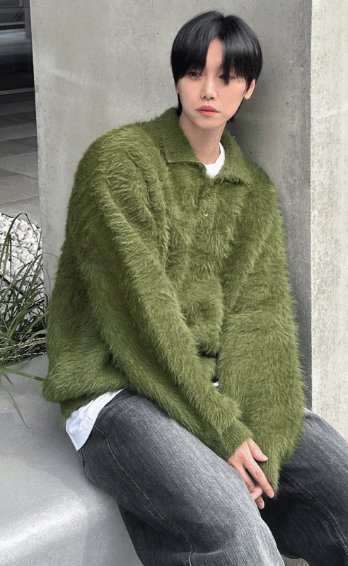 미켈 카라 니트