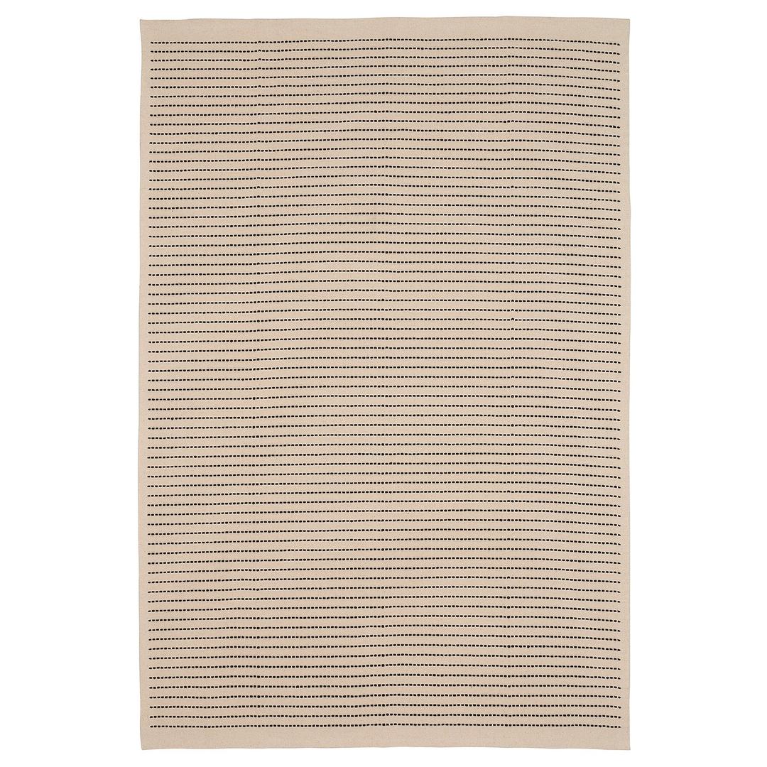 STARREKLINTE Rug, flatwoven - natural/black 120x180 cm