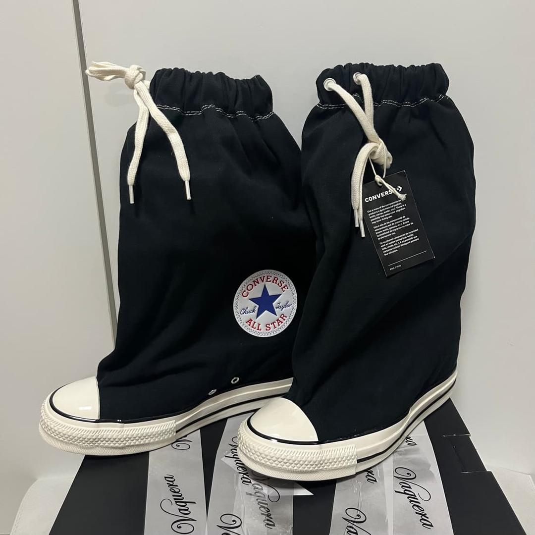 [255]바퀘라 x 컨버스 25fw 엑스하이 슬라우치/블랙 | 후루츠패밀리