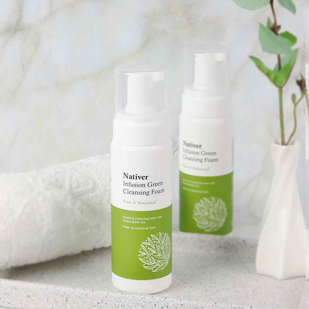 치노시오야 나티베르 인퓨전 그린 클렌징폼 200ml