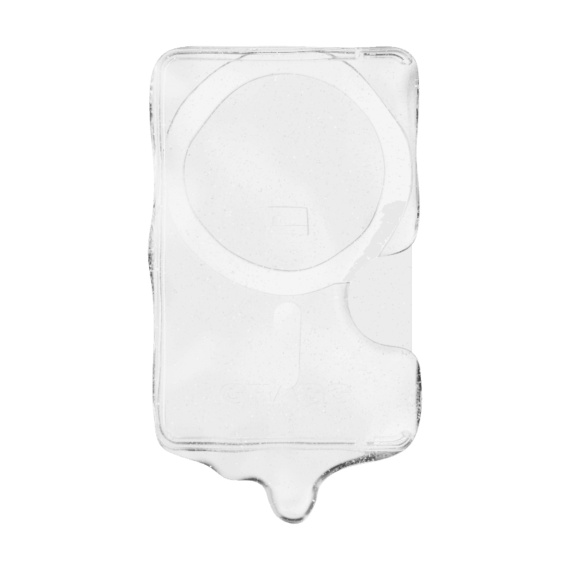 DOUBLE LAYERS MAGSAFE CARD SLOT - CLEAR PEARL