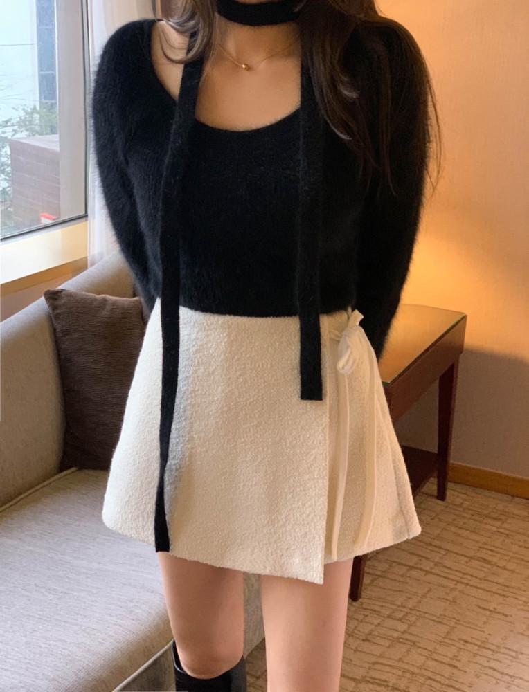 (쿠폰, 무배) 미엘 볼 치마바지 랩 스커트 팬츠