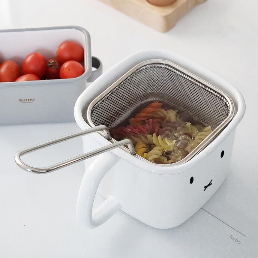 미피 사각 법랑냄비