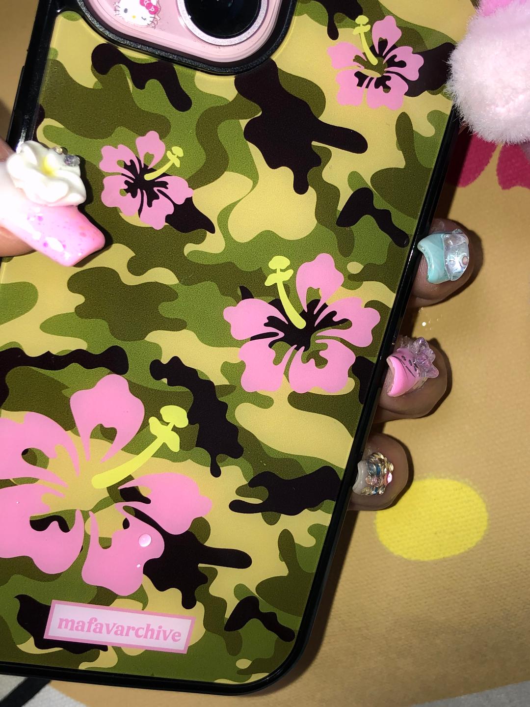 gal camo magsafe glass case