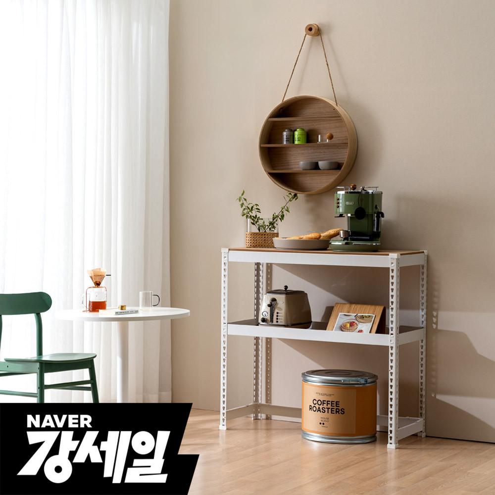 철제선반 조립식앵글 펜트리 베란다 선반 렉 선반장 스피드랙 가로300x깊이300 / 600(2단)