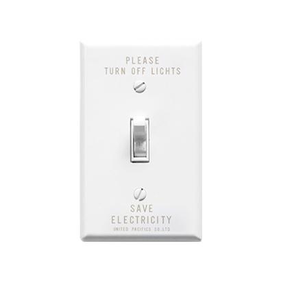 P.F.S. toggle switch plate_1구 white