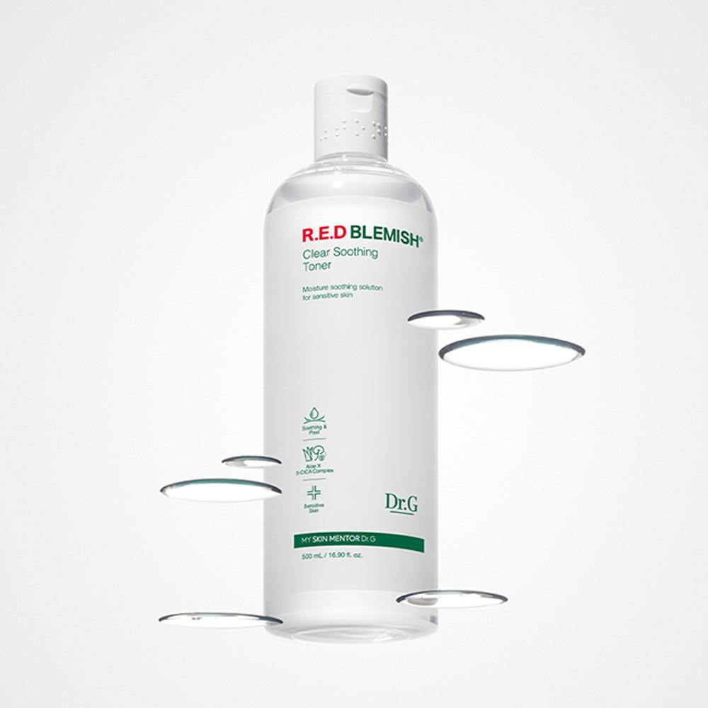 닥터지 레드 블레미쉬 클리어 수딩 토너 300ml 수분 진정 닦토