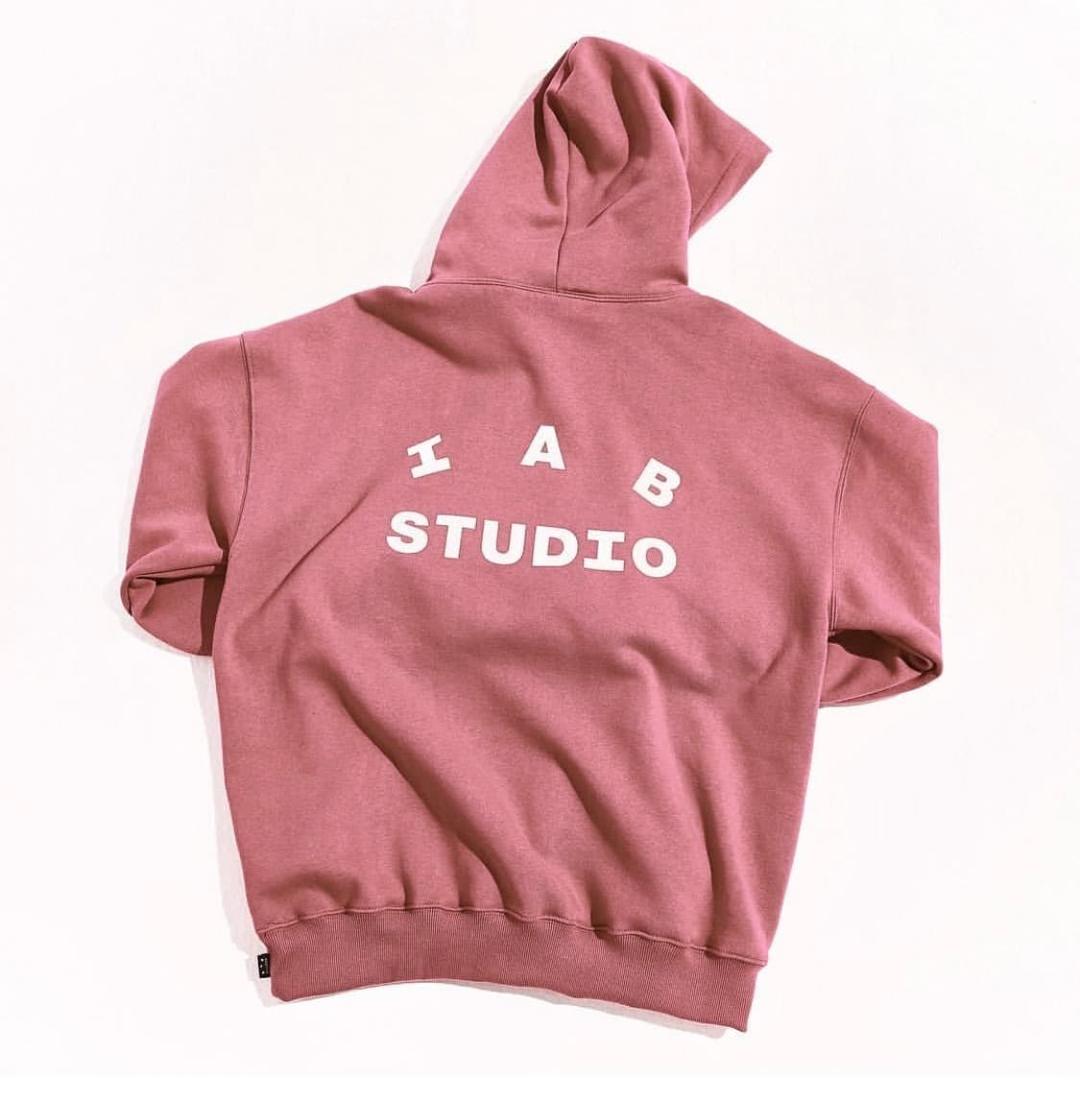 [2벌 일괄] 아이앱스튜디오 후드티 핑크/블랙 M | 후루츠패밀리