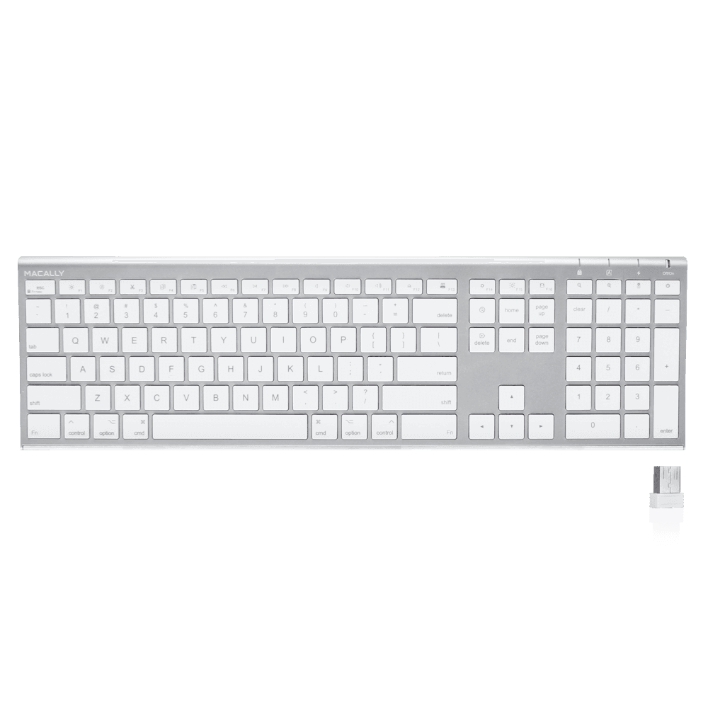맥컬리 RFACEKEY 애플 맥 RF무선키보드 슬림 풀 키패드