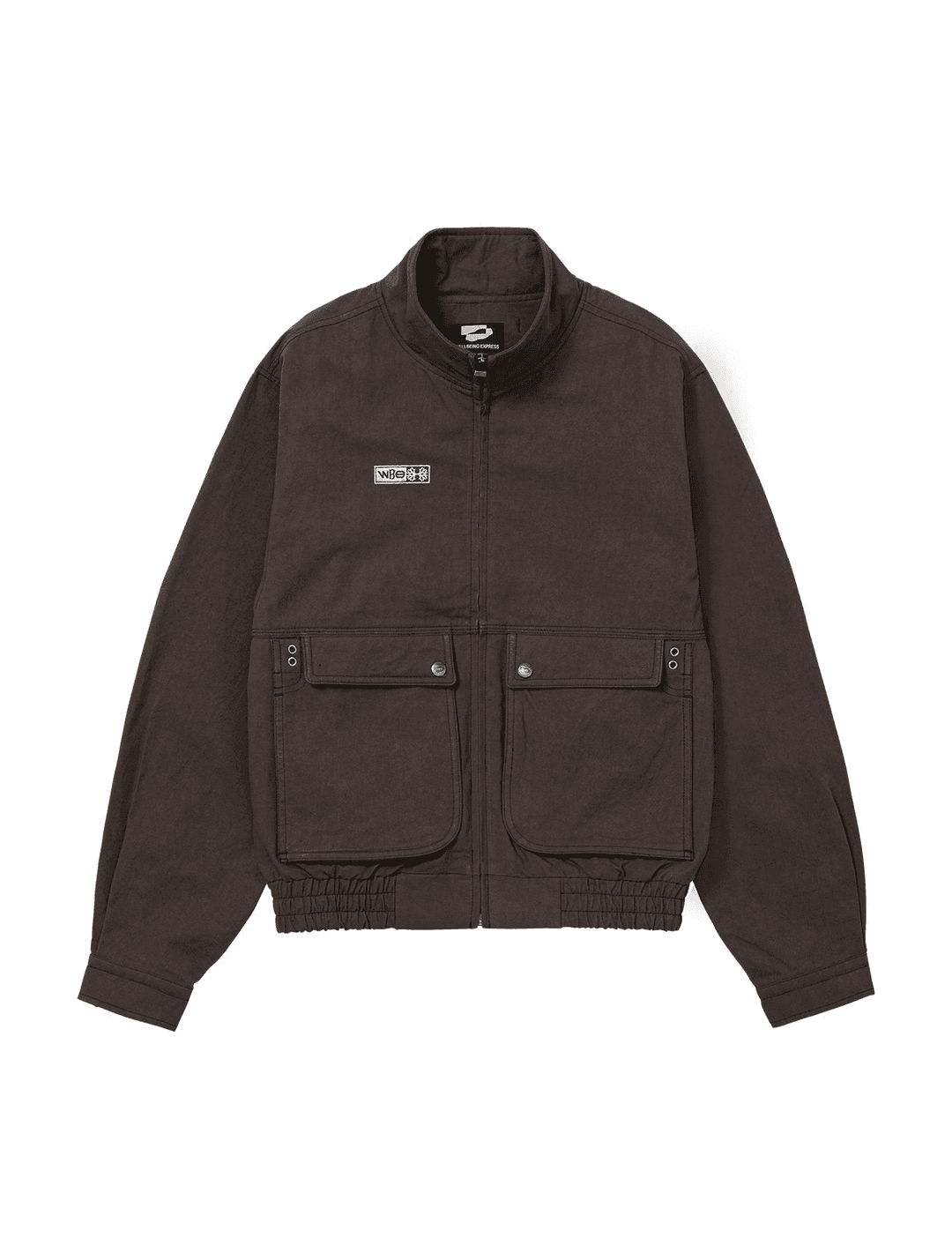 Washed Cotton Jacket Brown