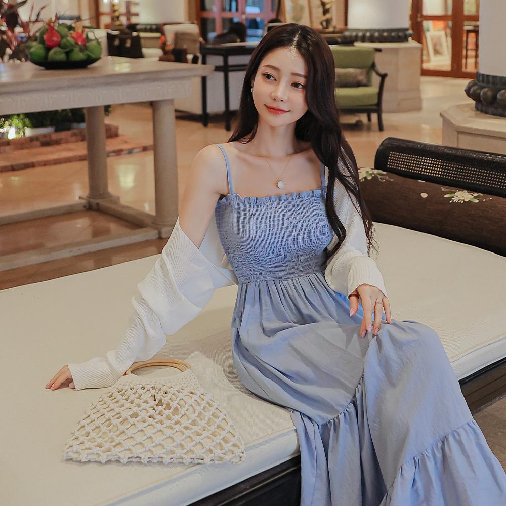하나비치 아냐 볼레로 가디건