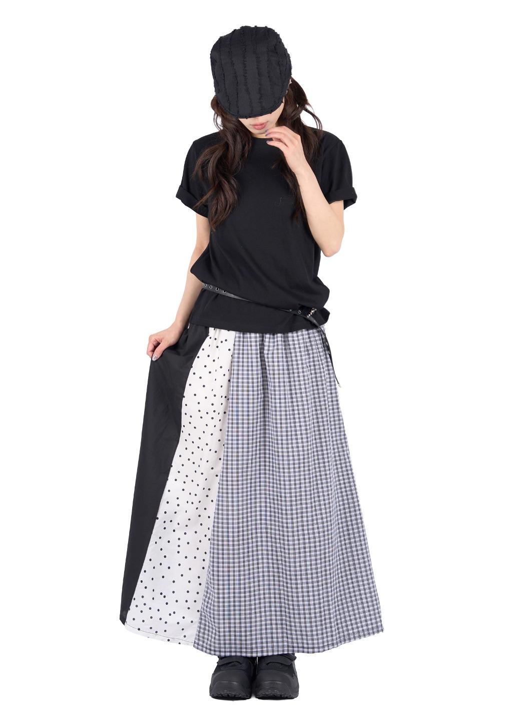DOT PATCHWORK SKIRT