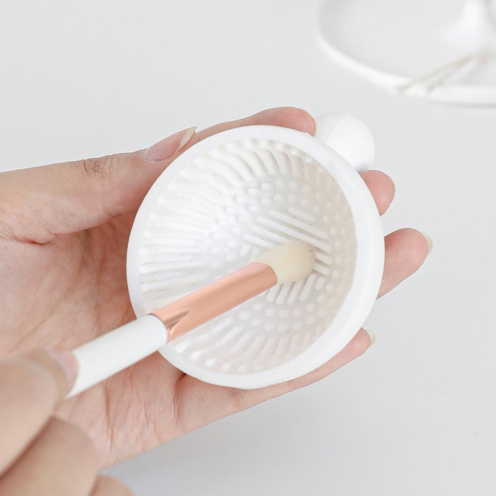 원형 실리콘 브러쉬 세척기 브러시 클리너 세척볼
