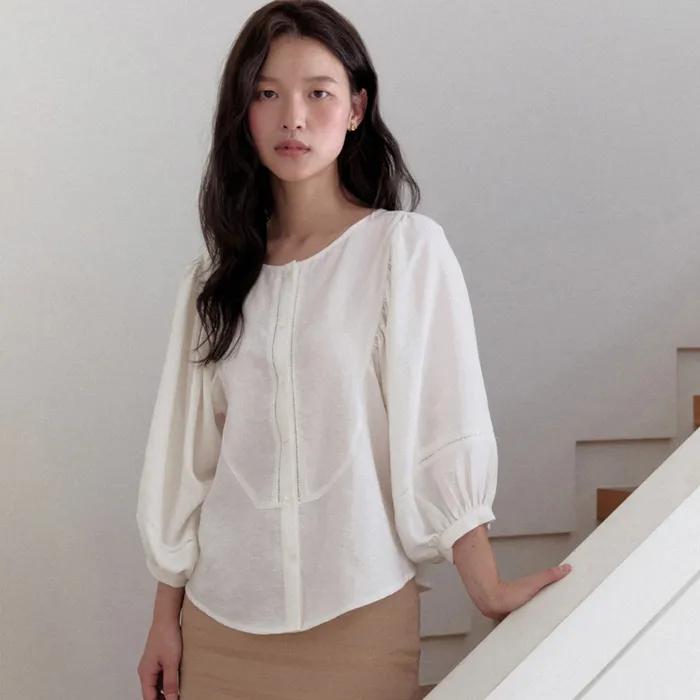 [4th] RUSTIC BLOUSE (2color)