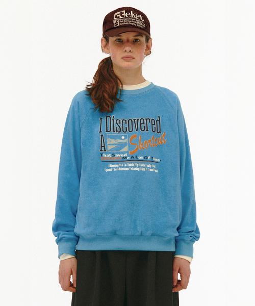 Shortcut Sweatshirt Sky Blue