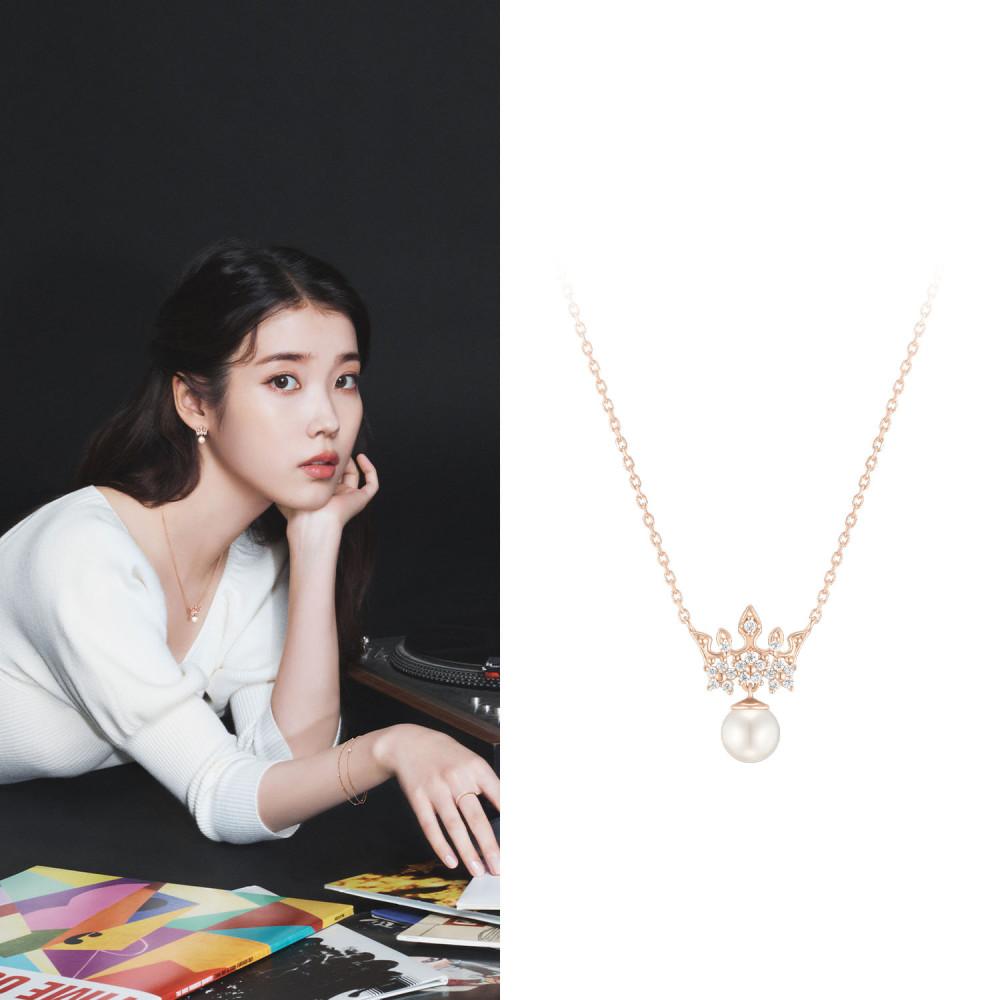 [아이유 PICK] 제이에스티나 TIARA 목걸이 (JJLJNI1BS309SR420)