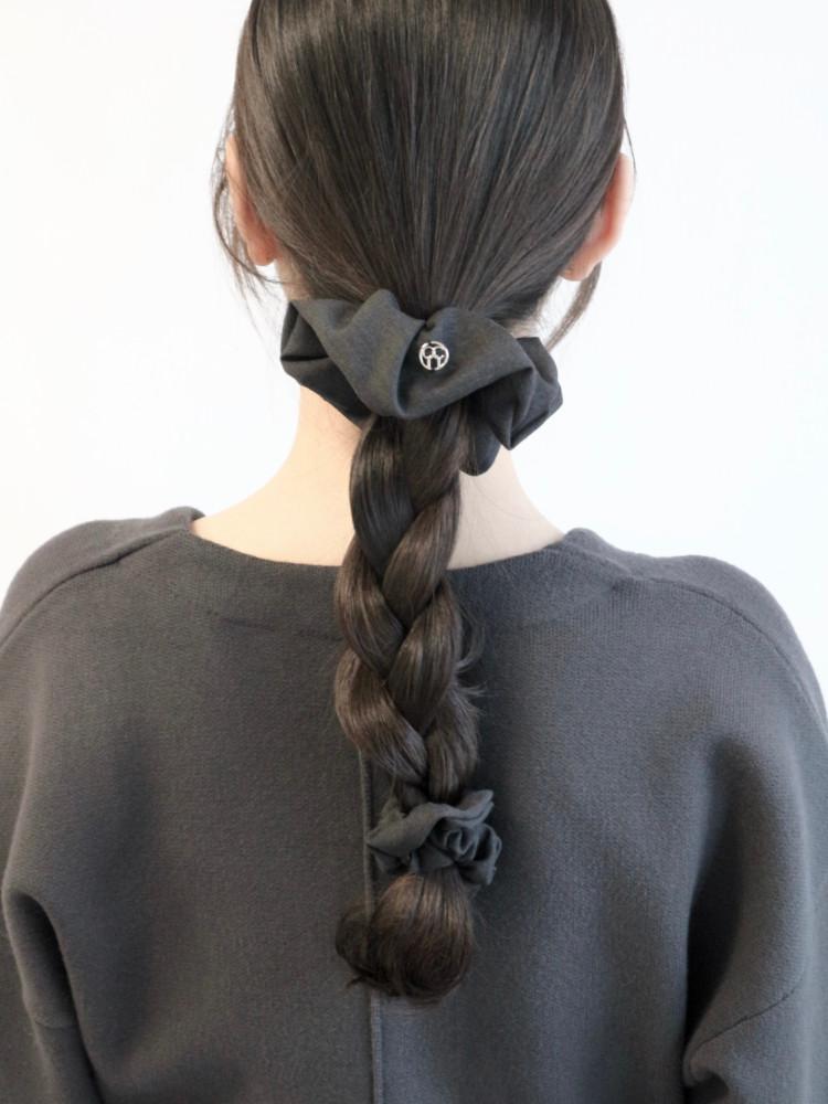 [당일발송]코튼 스크런치 세트 (2color)