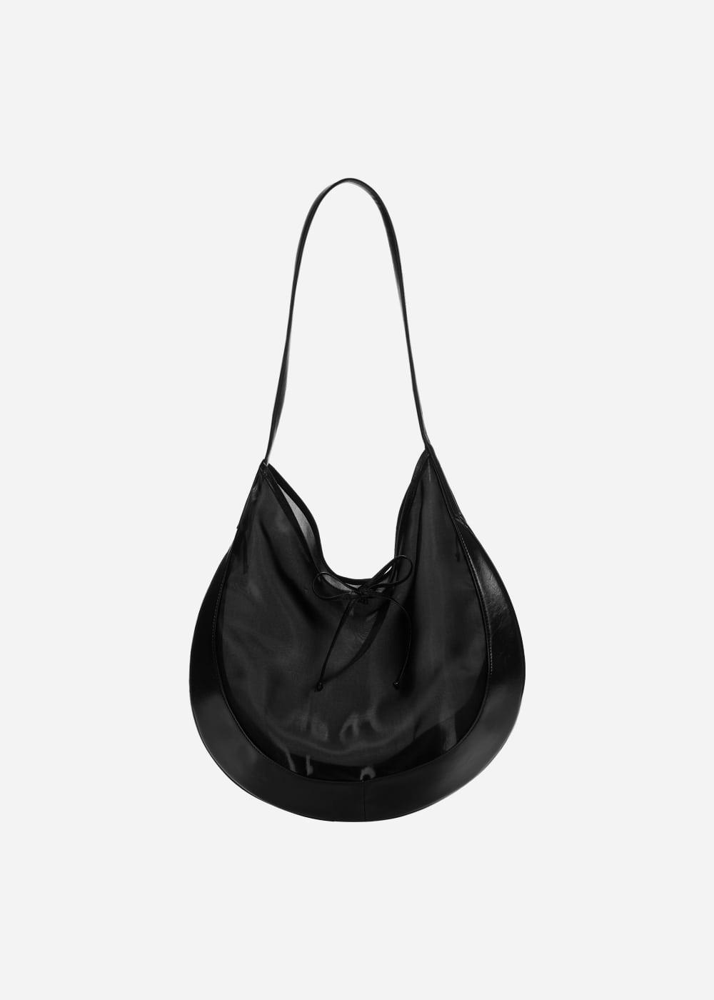 [2nd] Curvee Hobo Bag Organza Black