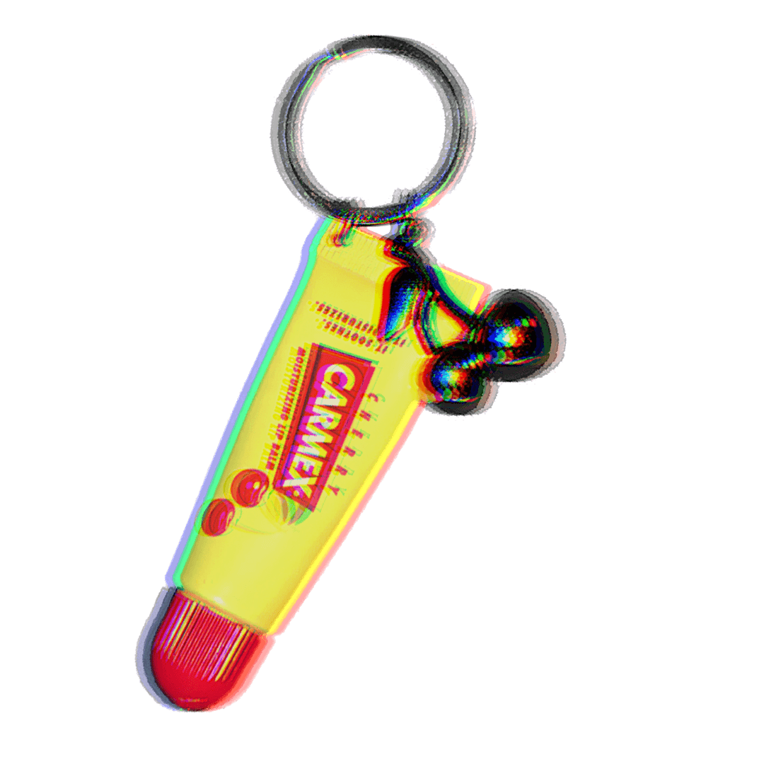 chock chock cherry keyring