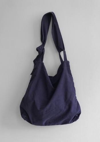 wearable cotton shoulder bag (3colors)