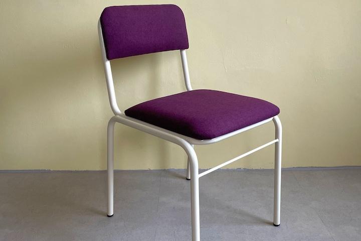 딥퍼플 의자 카페 레트로 감성 인테리어 체어 원체어