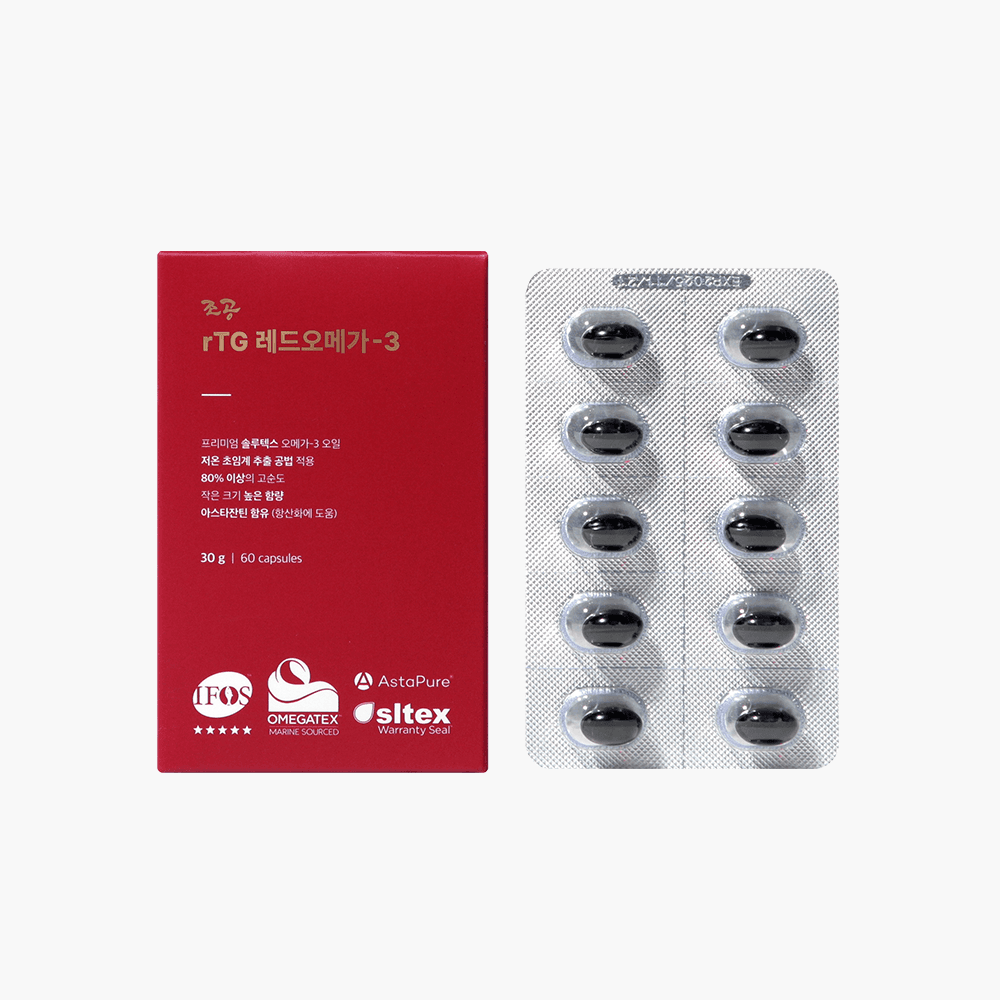 프리미엄 레드 오메가3 (6oval 60캡슐)
