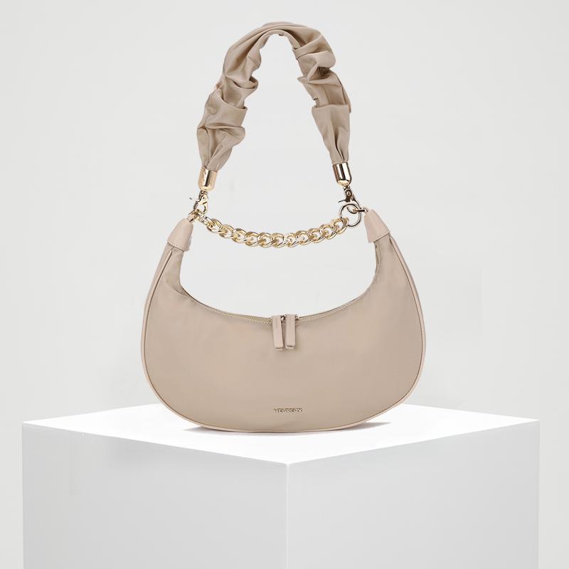 [혜인PICK!] 스크런치(Scrunchie) 리사이클 나일론 호보백 Beige