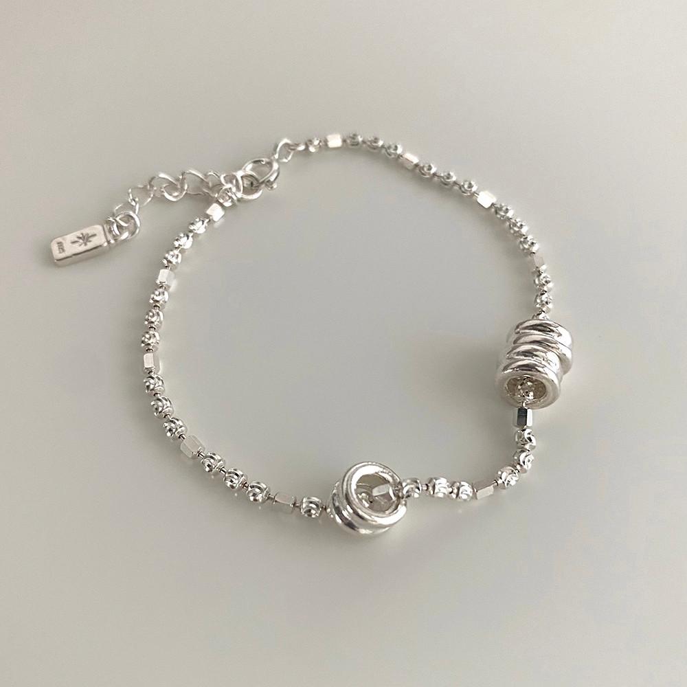 트윙클 캔디 앤 도넛 브레이슬릿 925 silver