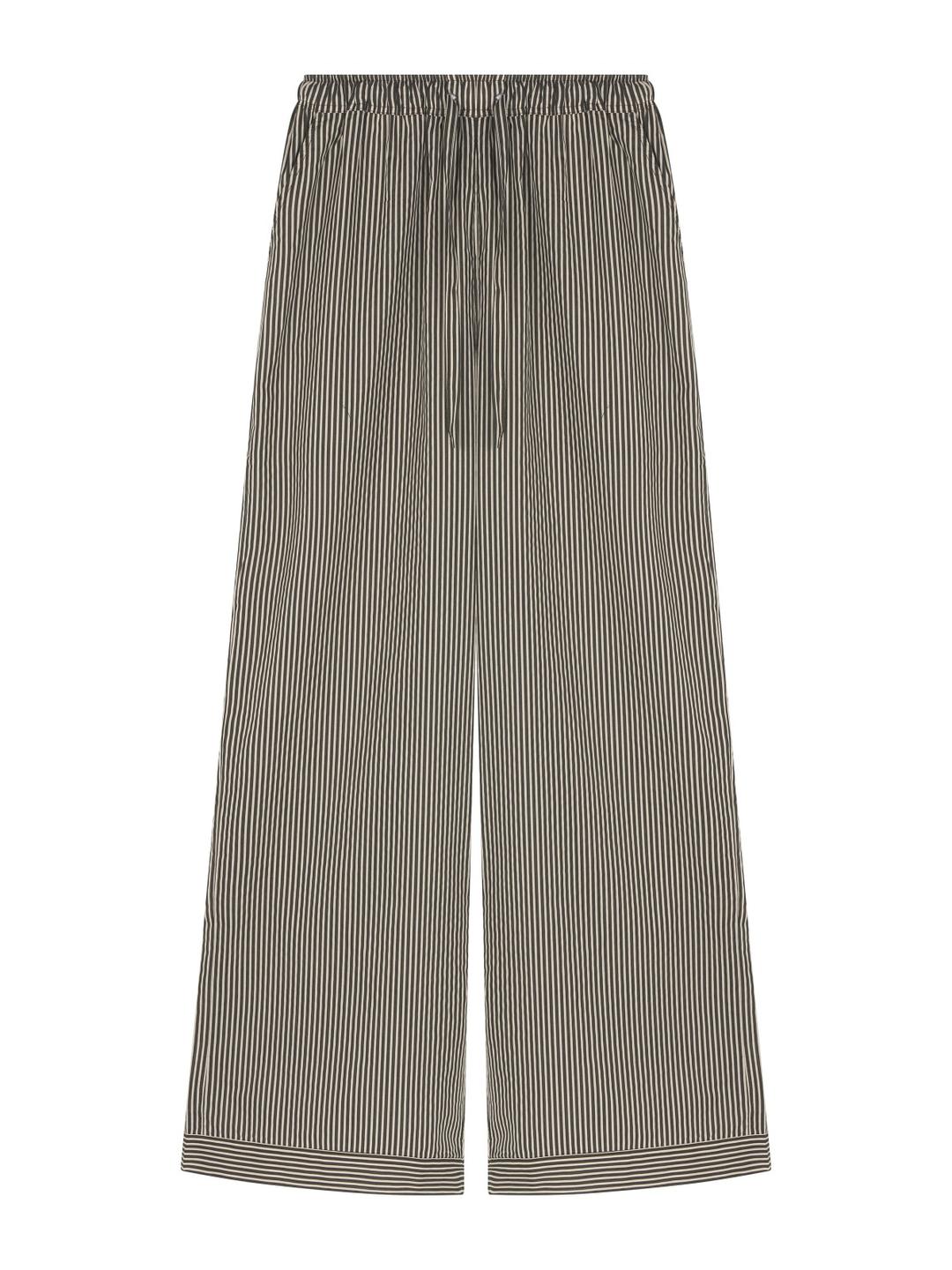 Banding Pants - Stripe Black