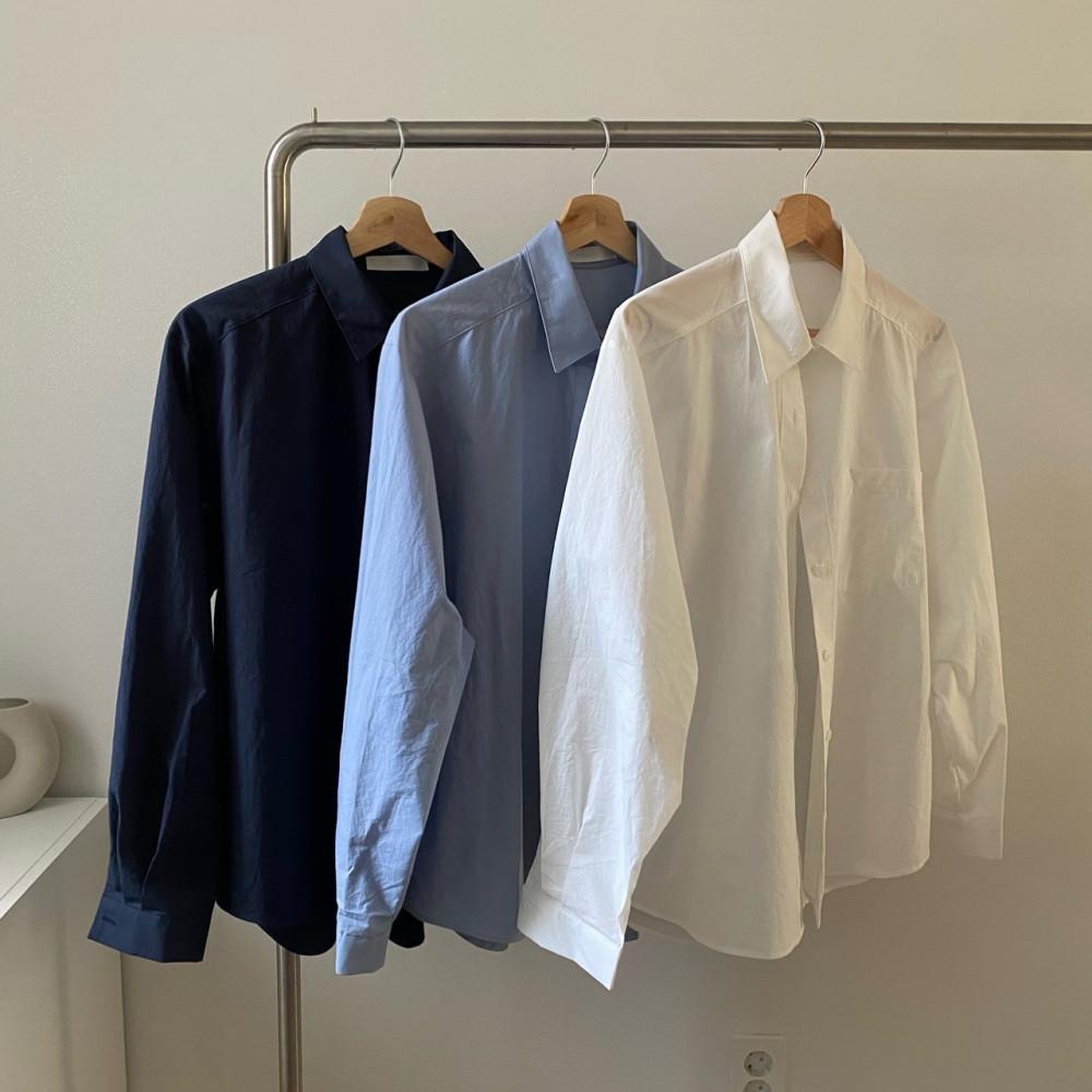 여성 루즈핏 워싱 코튼 남방 셔츠