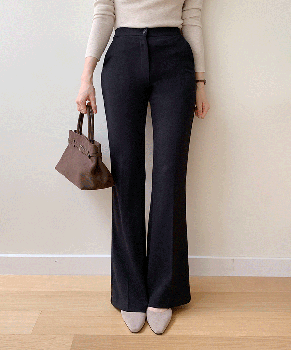 퍼빗 베일리 모찌 부츠컷 슬랙스 - 2color